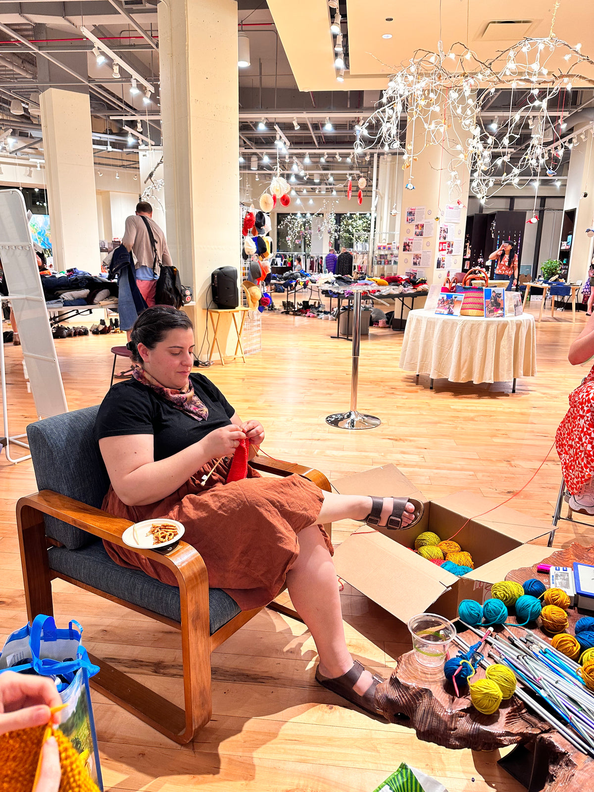 Chicago Fair Trade knitting group